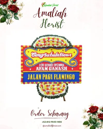Bunga Papan Congratulation di Pattunuang
